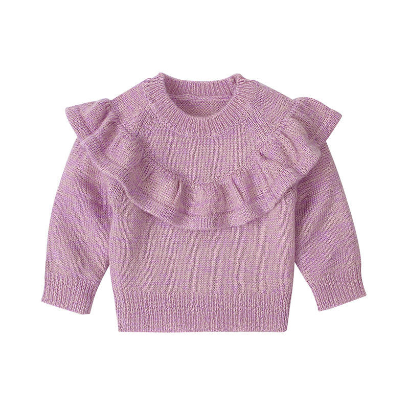 Abbigliamento per bambini ragazze a manica lunga maglione maglione mazzi a maglia a maglia di maglieria per bambini maglioni